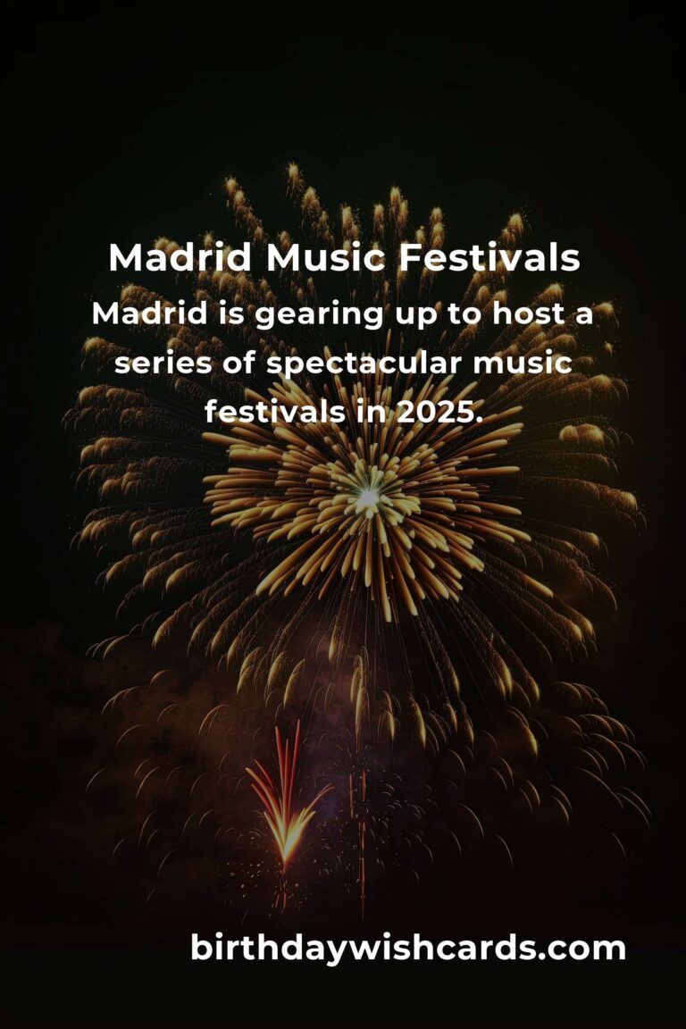 Exciting Upcoming Music Festivals in Madrid for 2025