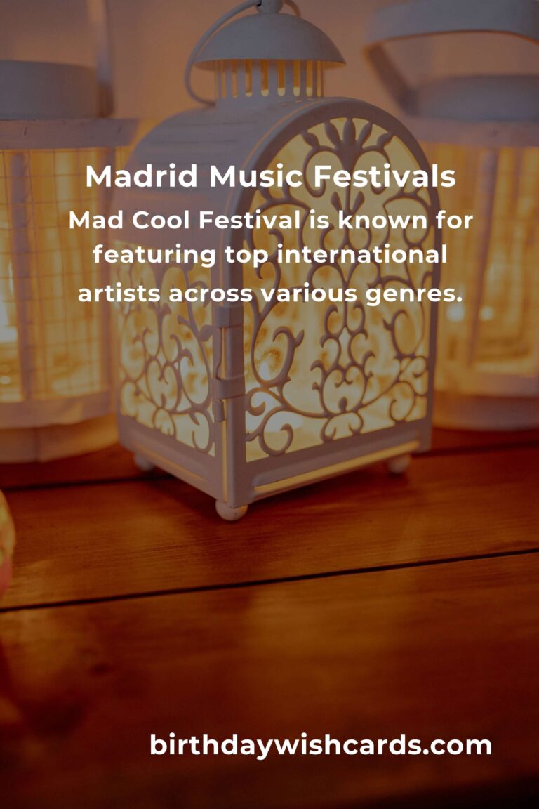 Exciting Upcoming Music Festivals in Madrid for 2025