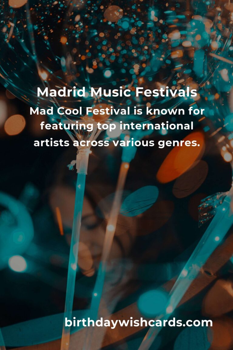 Exciting Upcoming Music Festivals in Madrid for 2025