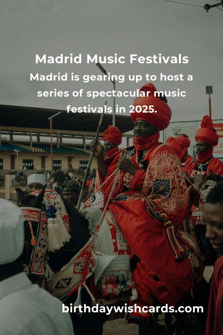 Exciting Upcoming Music Festivals in Madrid for 2025