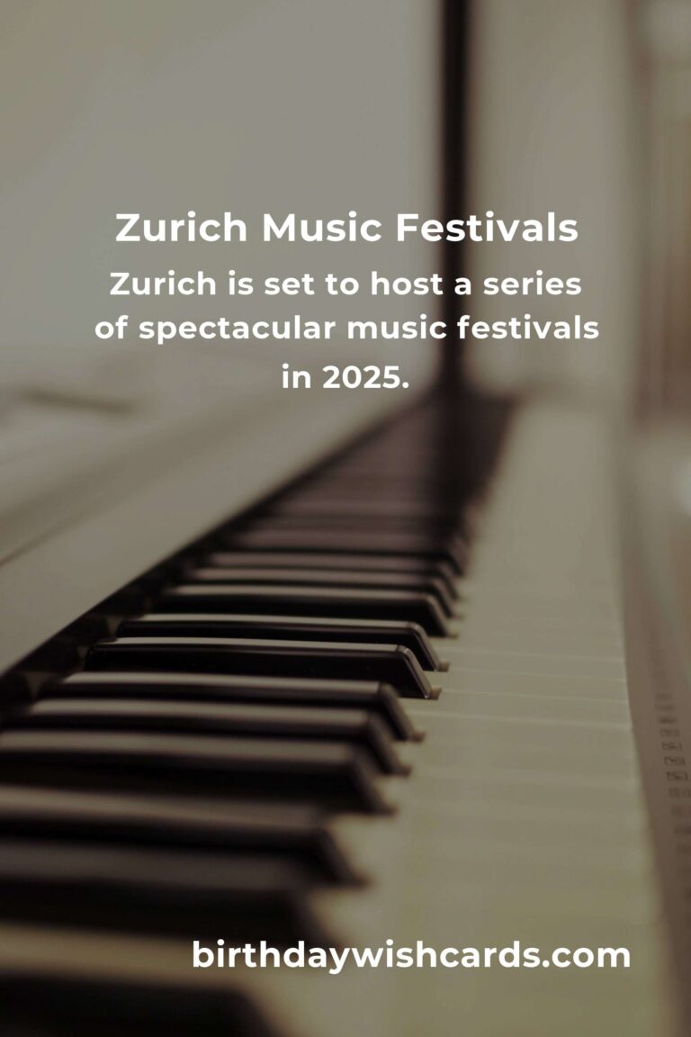Exciting Upcoming Music Festivals in Zurich You Can’t Miss in 2025