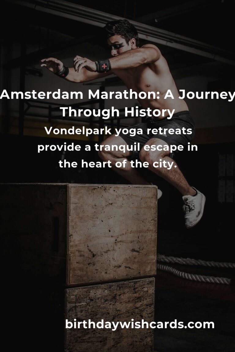 Experience the Best Fall Events in Amsterdam: A Fitness Enthusiast's Dream