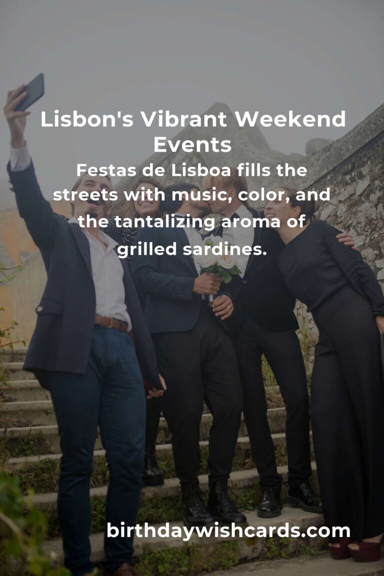 Experience the Heartbeat of Lisbon: Top Local Events This Weekend