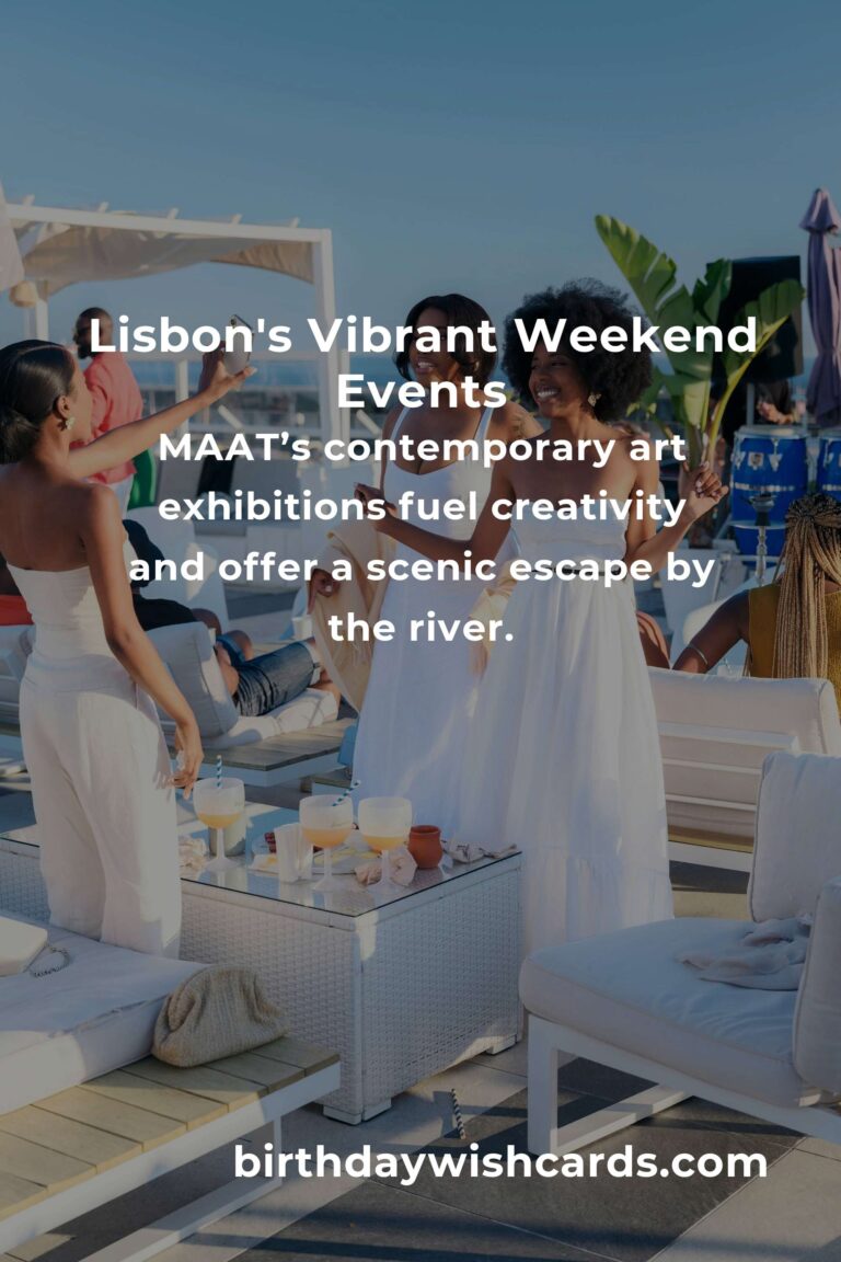 Experience the Heartbeat of Lisbon: Top Local Events This Weekend