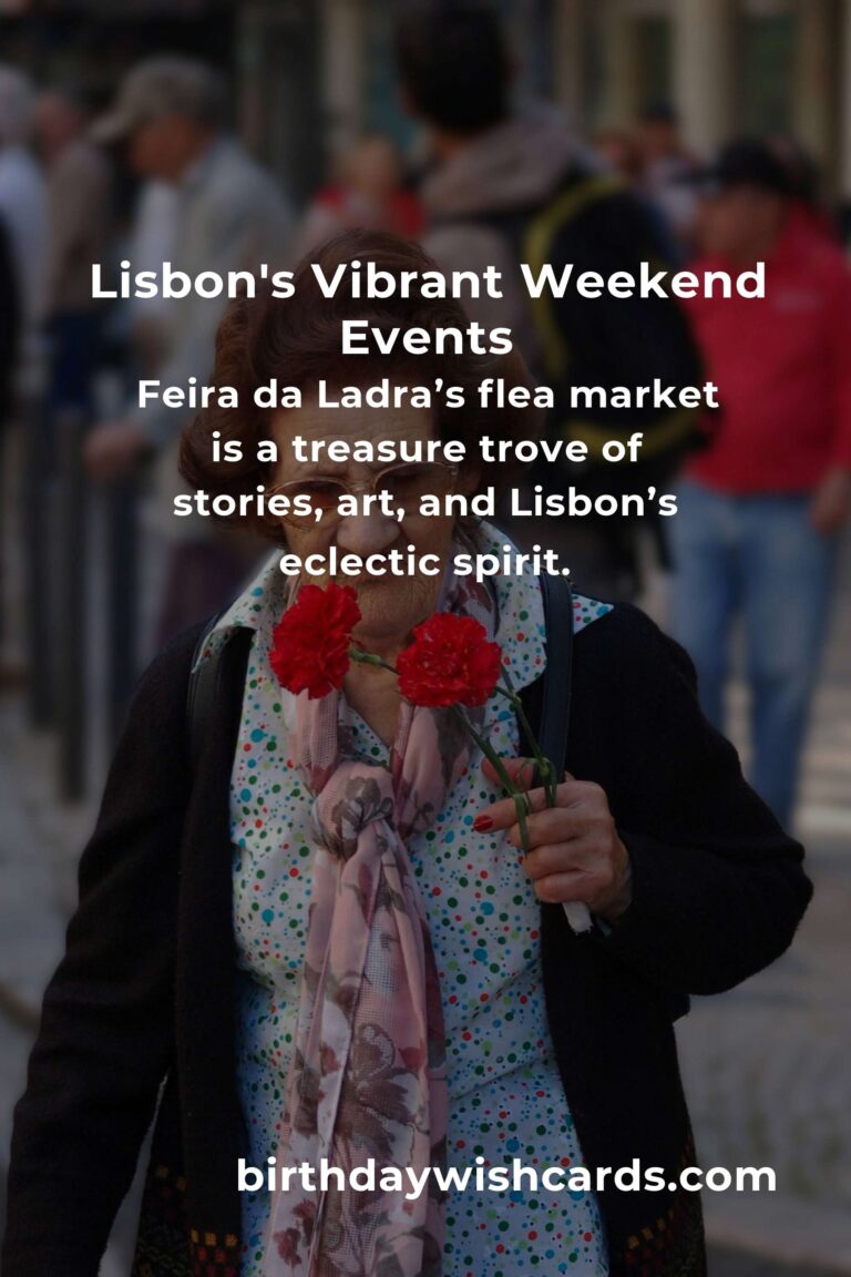 Experience the Heartbeat of Lisbon: Top Local Events This Weekend