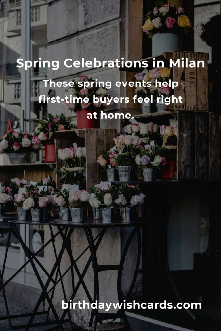 Experience the Magic: Best Spring Events in Milan for First-Time Buyers