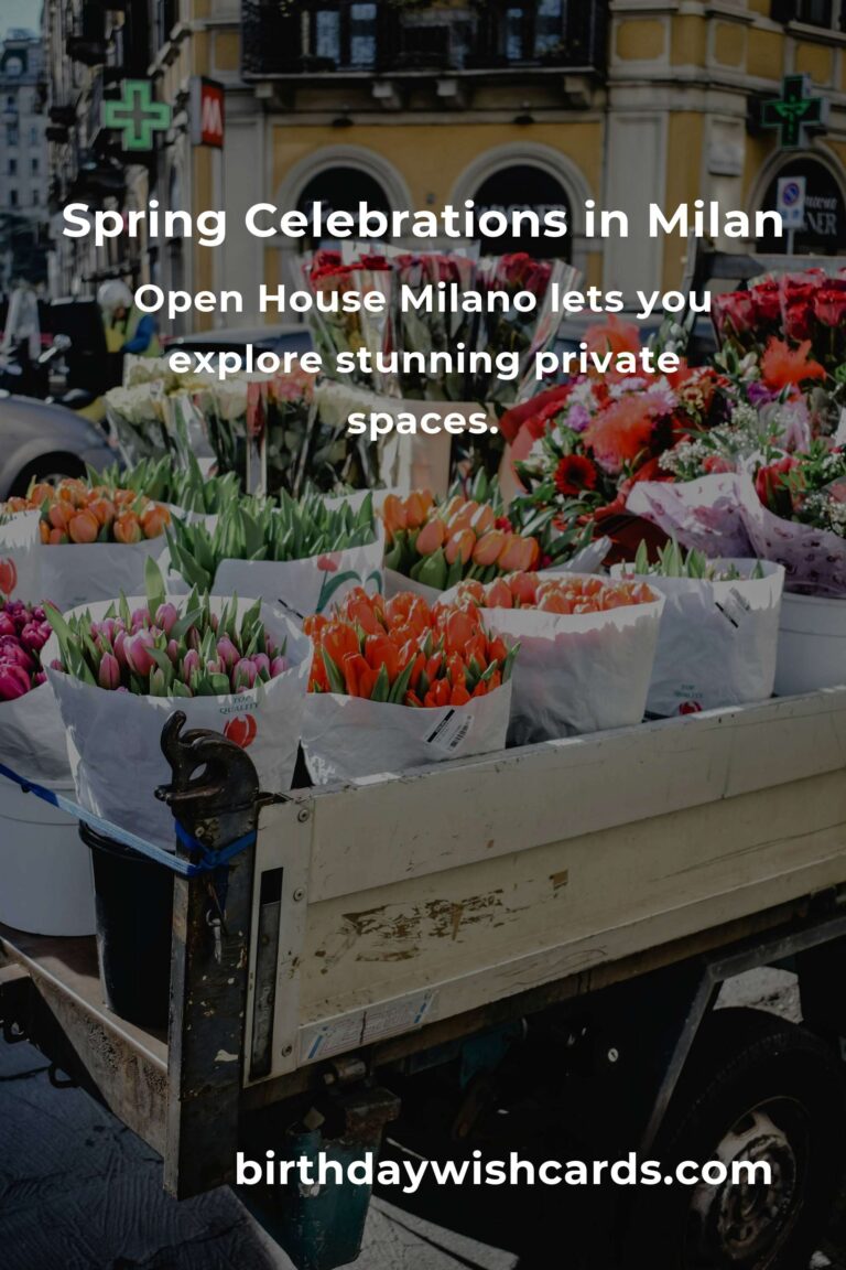 Experience the Magic: Best Spring Events in Milan for First-Time Buyers