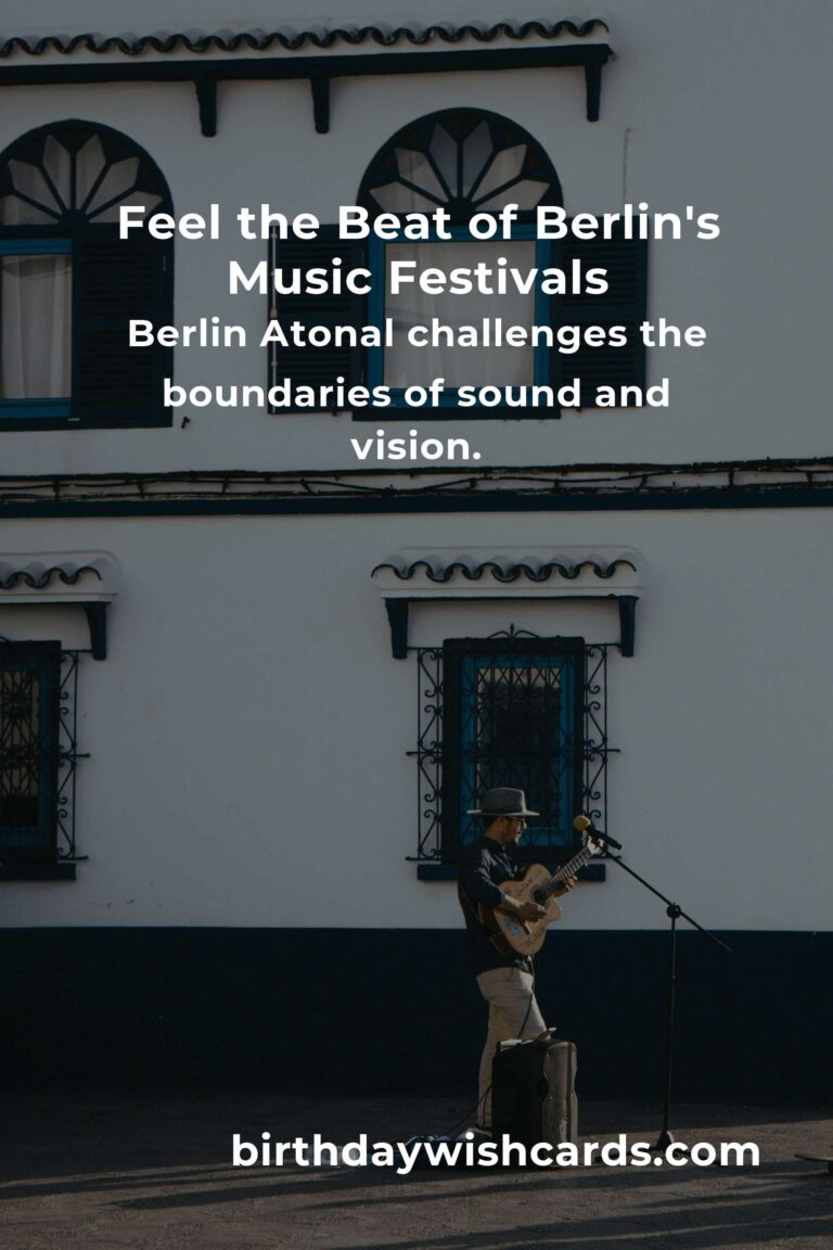 Experience the Magic: Upcoming Music Festivals in Berlin for 2025
