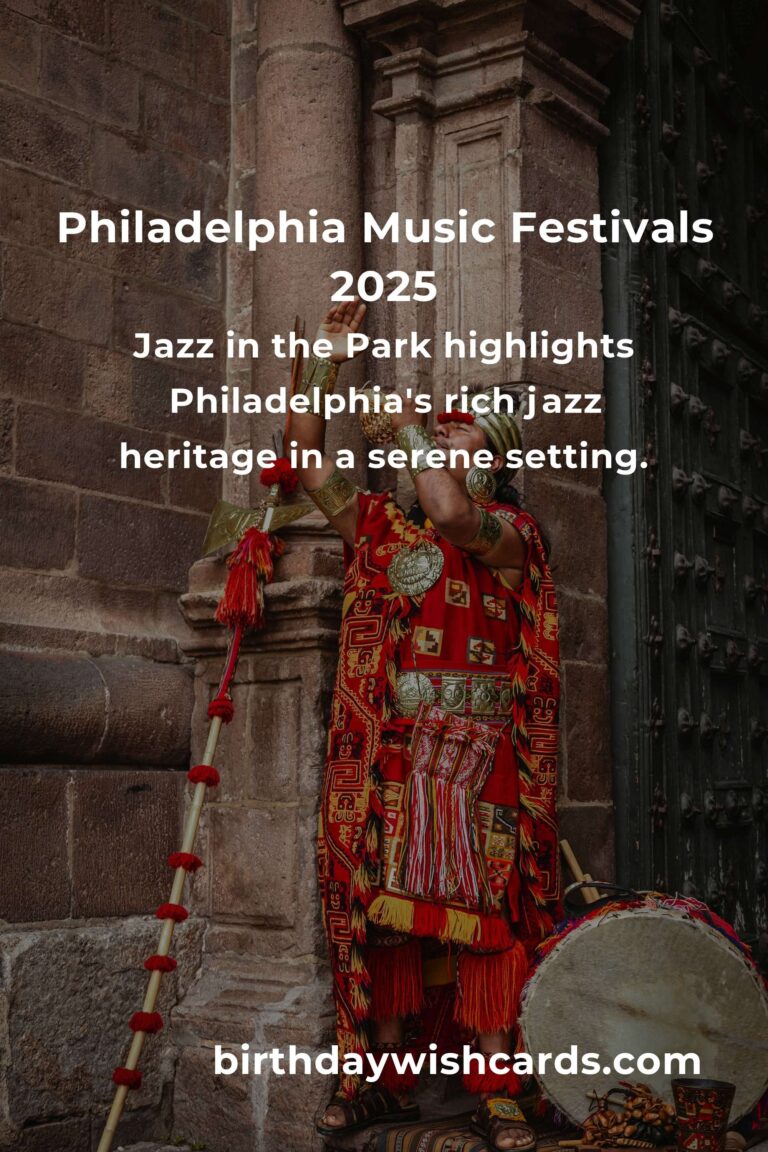 Experience the Rhythm of Life: Upcoming Music Festivals in Philadelphia for 2025