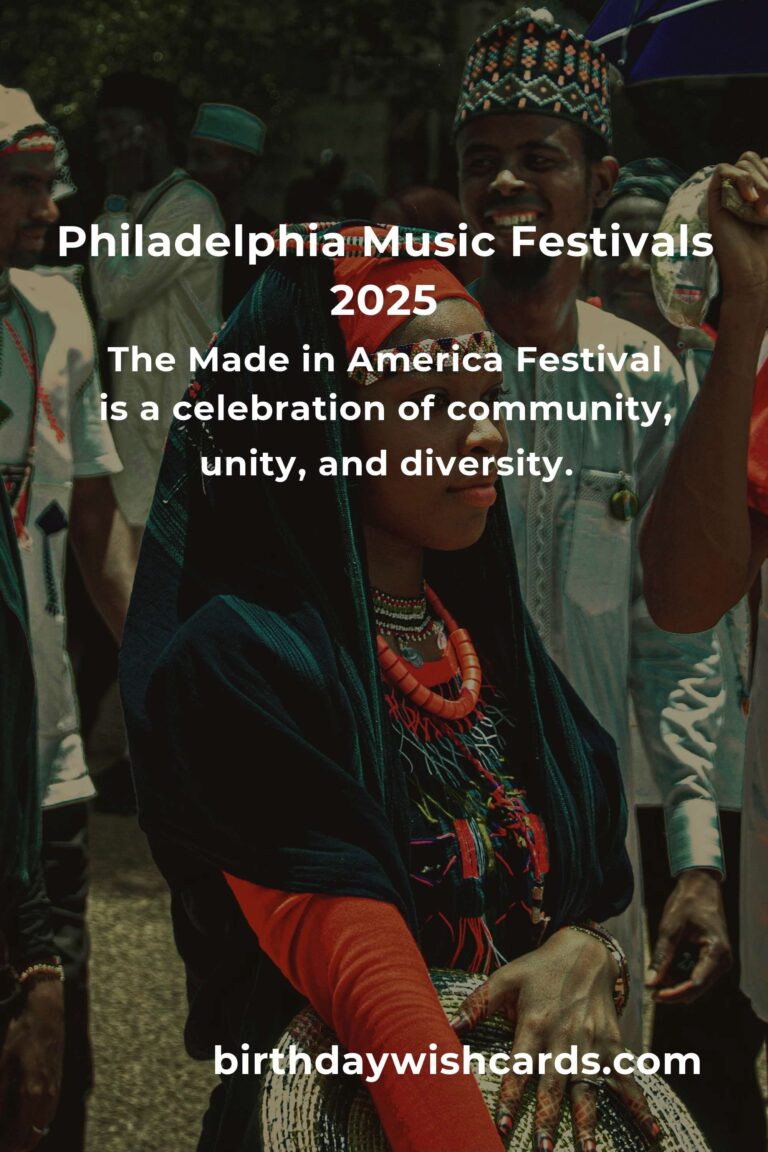 Experience the Rhythm of Life: Upcoming Music Festivals in Philadelphia for 2025