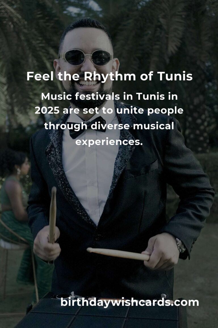 Experience the Rhythm of Tunis: Upcoming Music Festivals in 2025