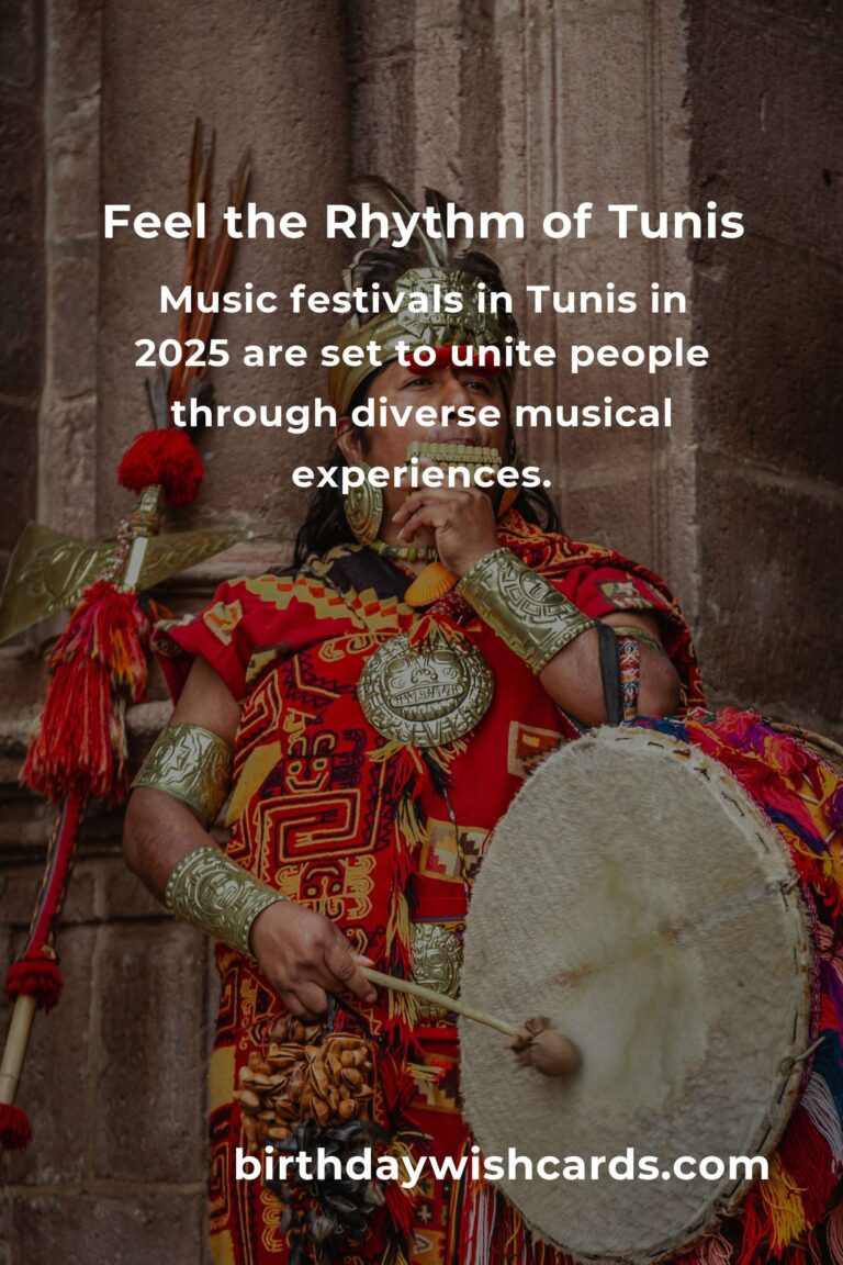 Experience the Rhythm of Tunis: Upcoming Music Festivals in 2025
