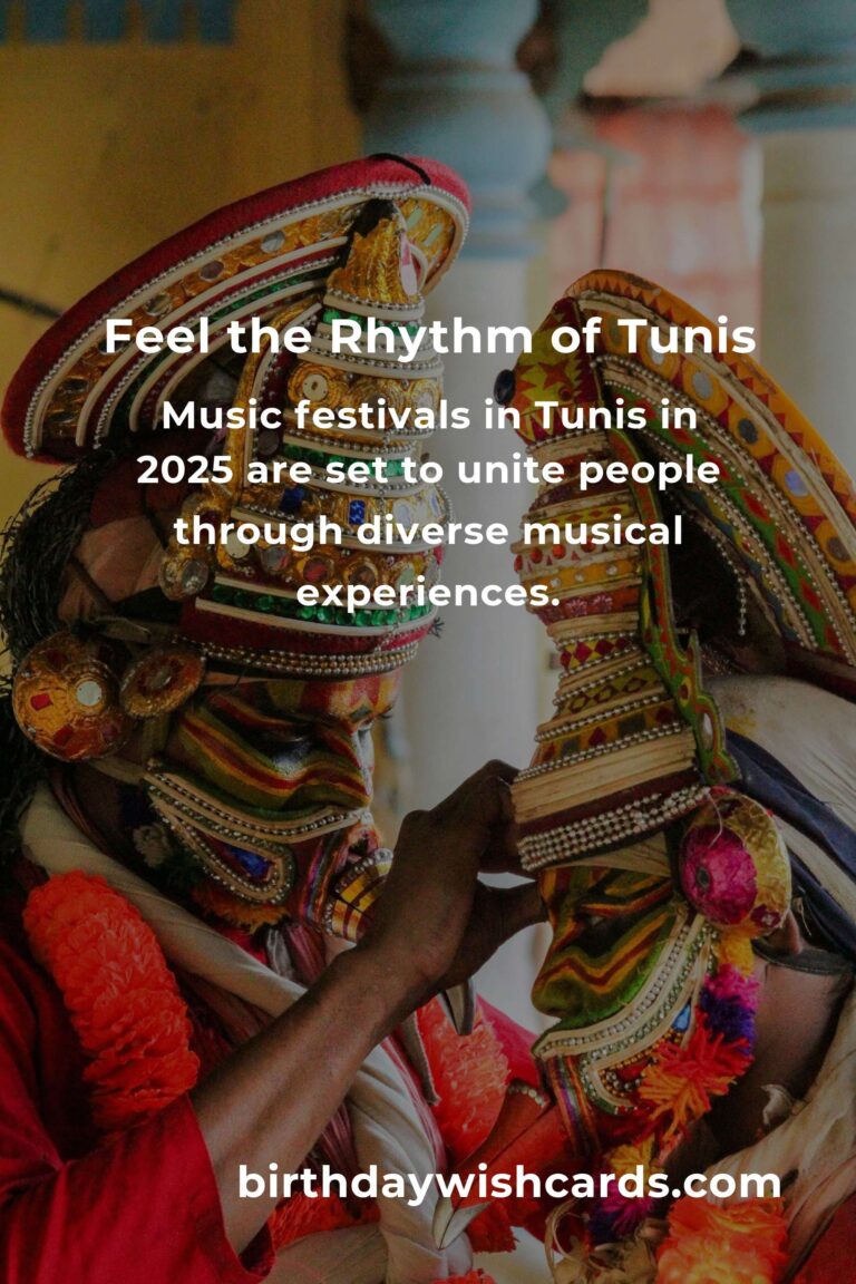 Experience the Rhythm of Tunis: Upcoming Music Festivals in 2025