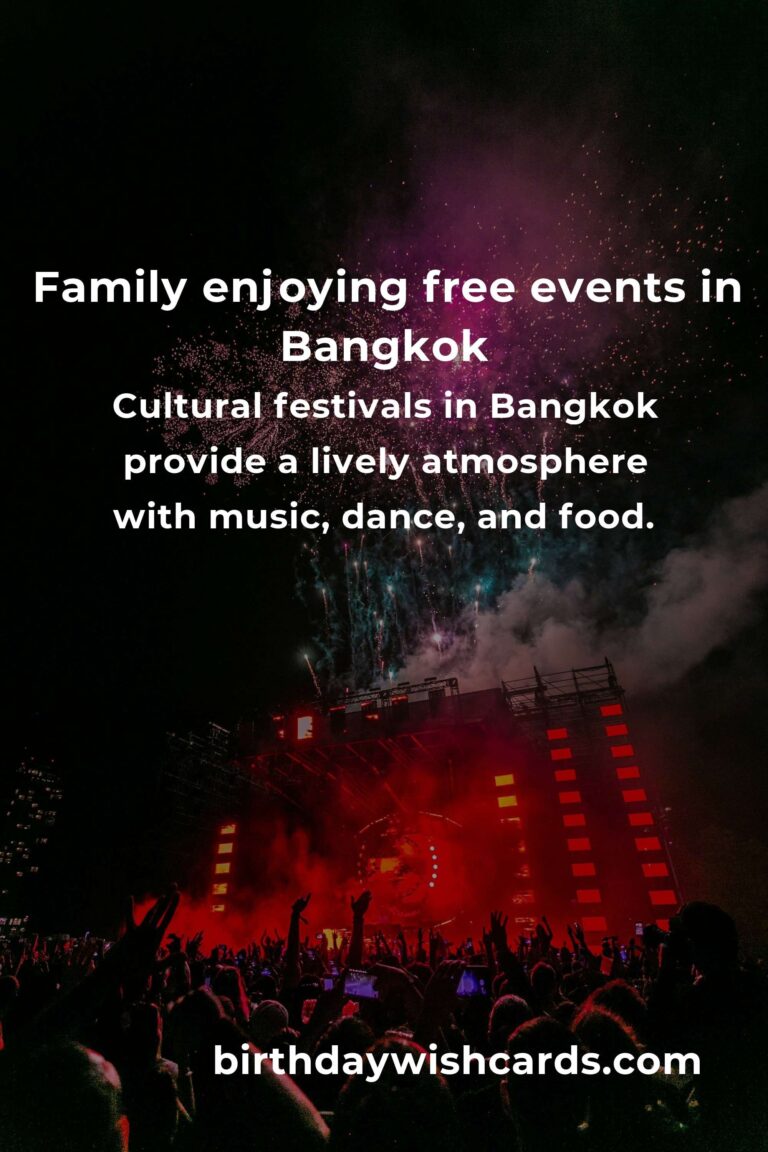 Explore Free Events in Bangkok for Families This Month