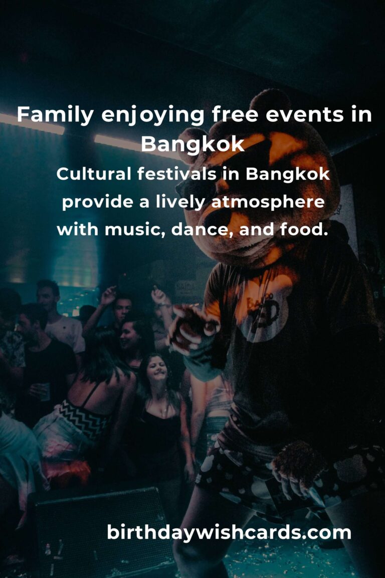 Explore Free Events in Bangkok for Families This Month
