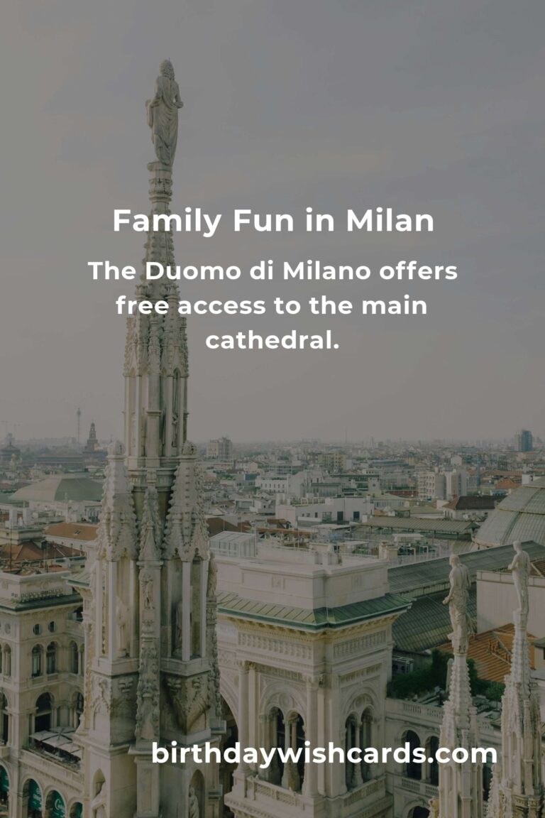 Explore Free Events in Milan for Families This Month