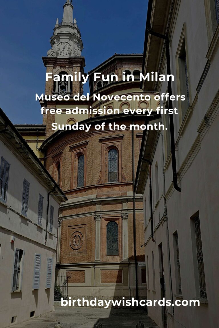 Explore Free Events in Milan for Families This Month