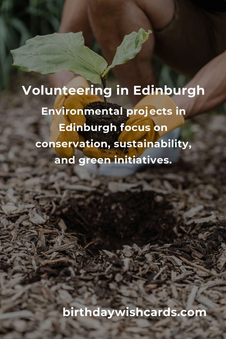 Explore Volunteer Opportunities for Small Business Owners in Edinburgh