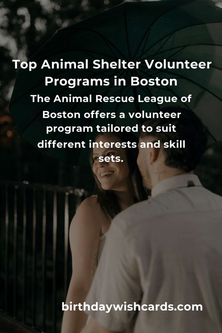 Explore the Best Animal Shelter Volunteer Programs in Boston