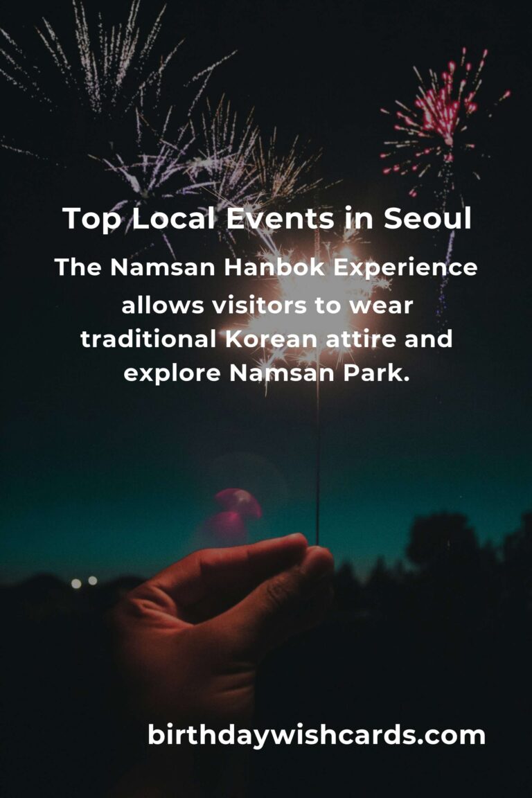 Explore the Top Local Events in Seoul This Weekend
