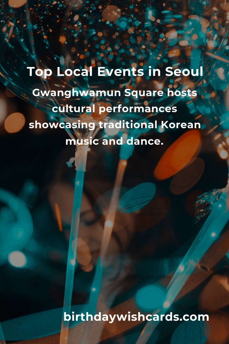 Explore the Top Local Events in Seoul This Weekend