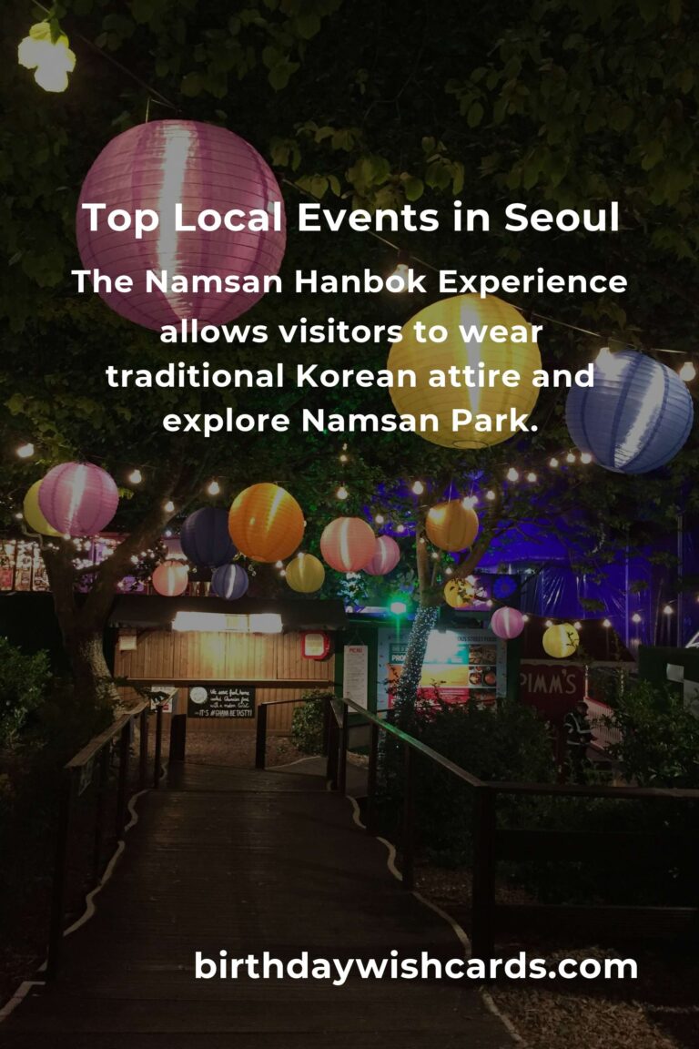 Explore the Top Local Events in Seoul This Weekend