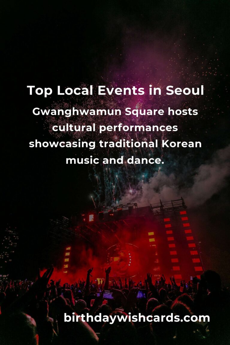 Explore the Top Local Events in Seoul This Weekend