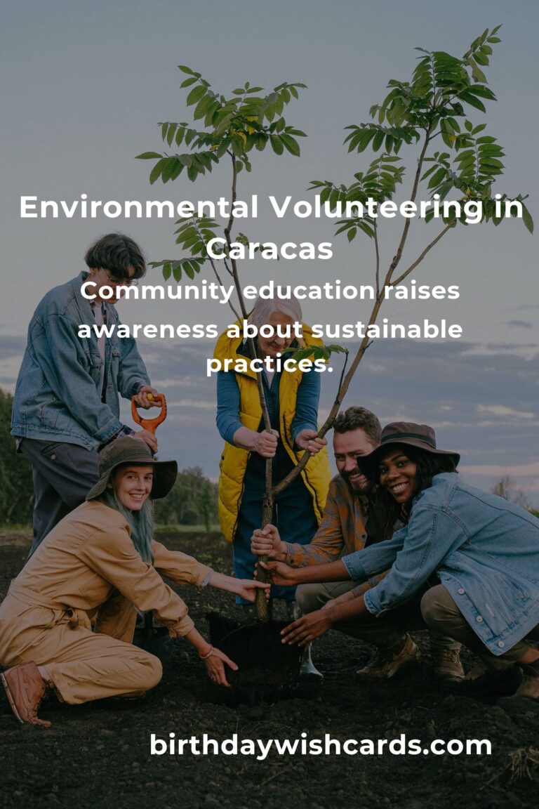 Exploring Environmental Volunteering Opportunities in Caracas for a Sustainable Future