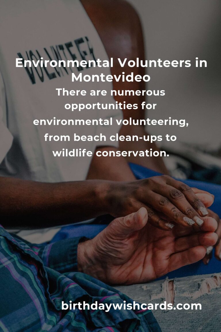 Exploring Environmental Volunteering Opportunities in Montevideo for a Greener 2025