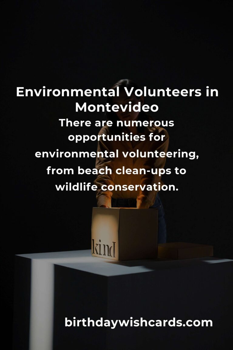 Exploring Environmental Volunteering Opportunities in Montevideo for a Greener 2025