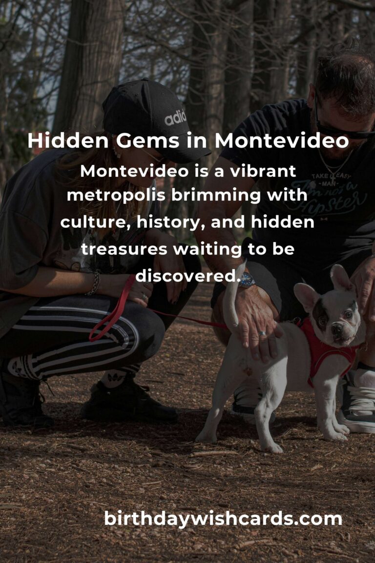 Exploring Hidden Gems in Montevideo: Your Ultimate Guide to Discovering the City