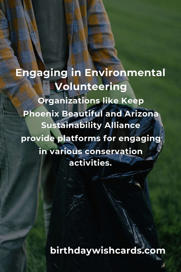 Exploring Opportunities for Environmental Volunteering in Phoenix