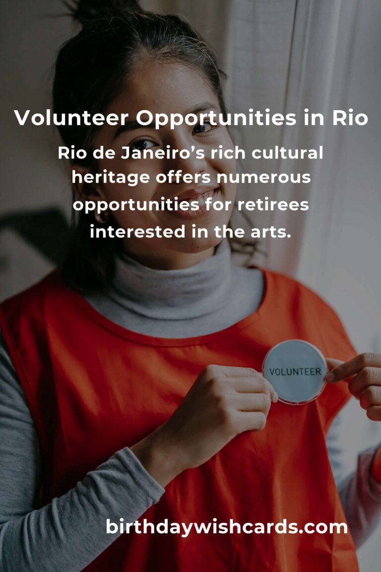 Exploring Rewarding Volunteer Opportunities for Retirees in Rio de Janeiro