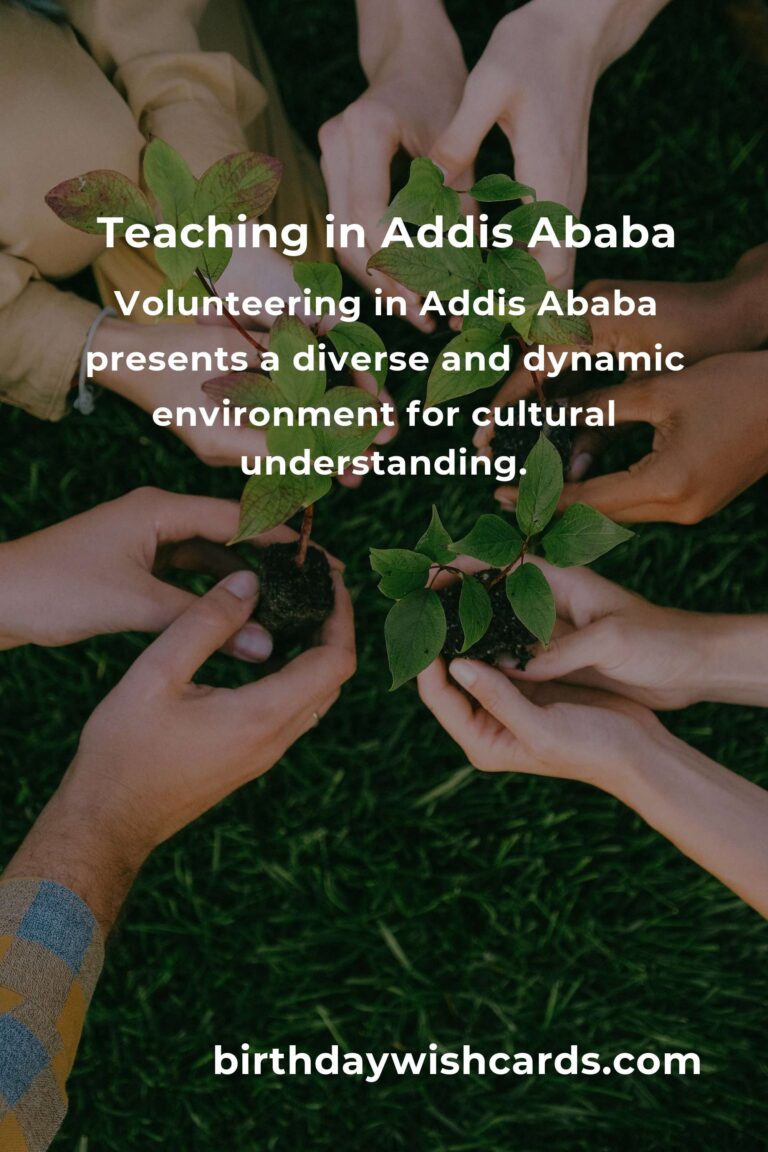 Exploring Teaching Volunteer Opportunities in Addis Ababa for a Rewarding Experience