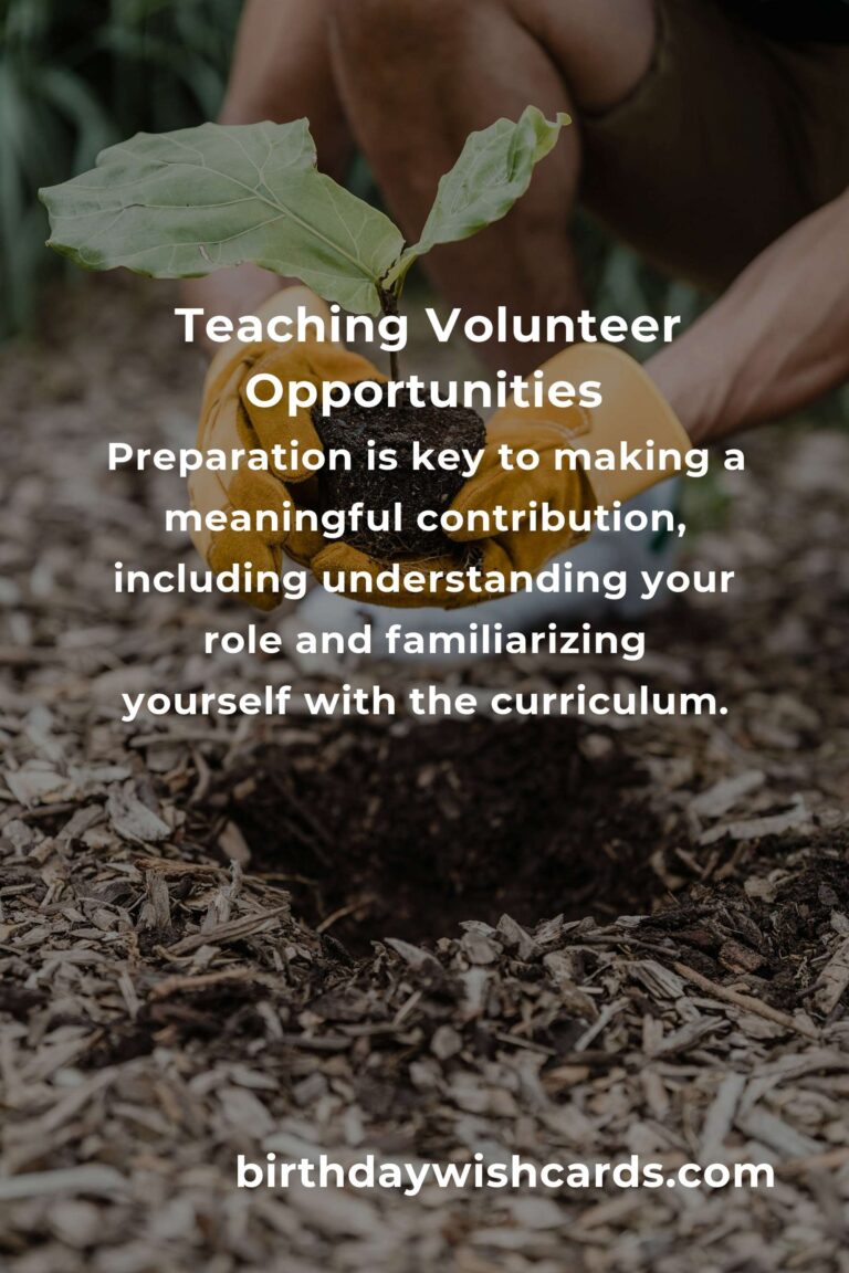 Exploring Teaching Volunteer Opportunities in Edinburgh: A Comprehensive Guide
