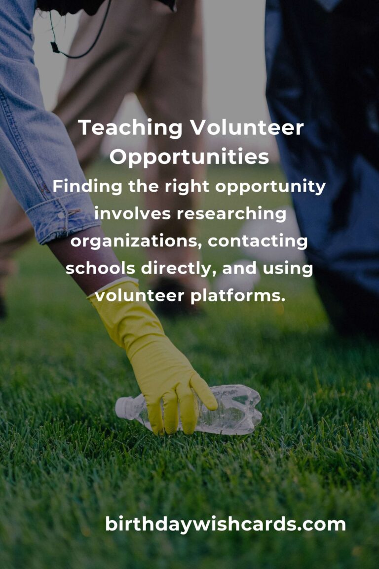 Exploring Teaching Volunteer Opportunities in Edinburgh: A Comprehensive Guide