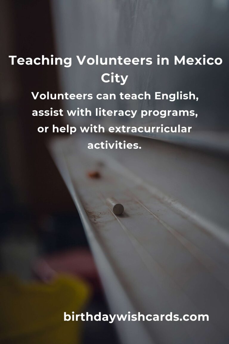 Exploring Teaching Volunteer Opportunities in Mexico City for a Fulfilling Experience