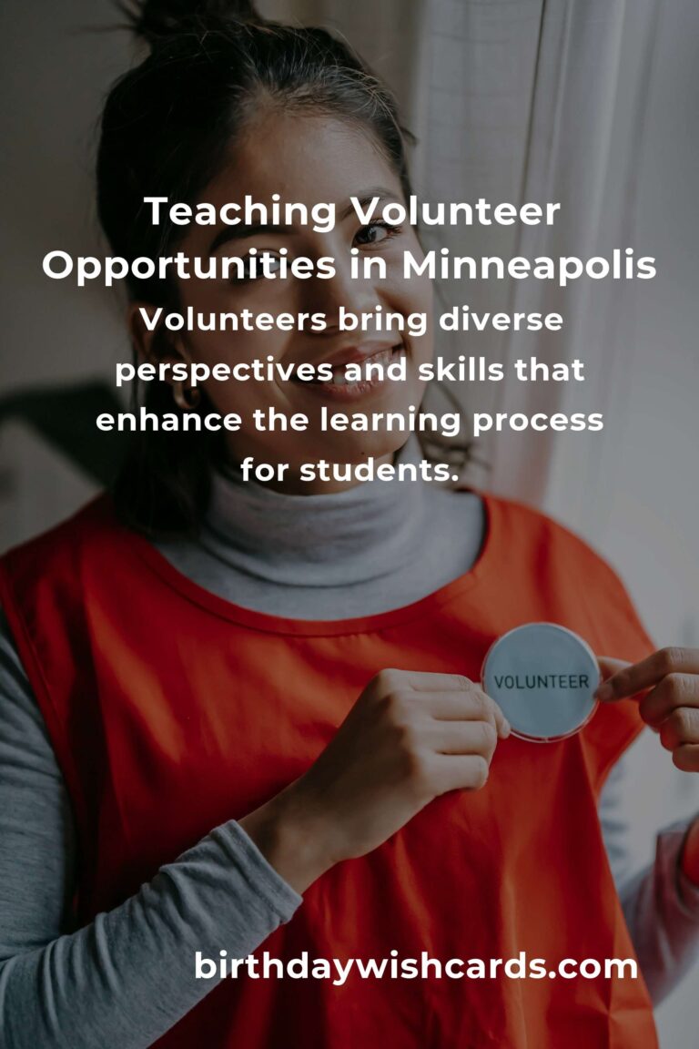 Exploring Teaching Volunteer Opportunities in Minneapolis
