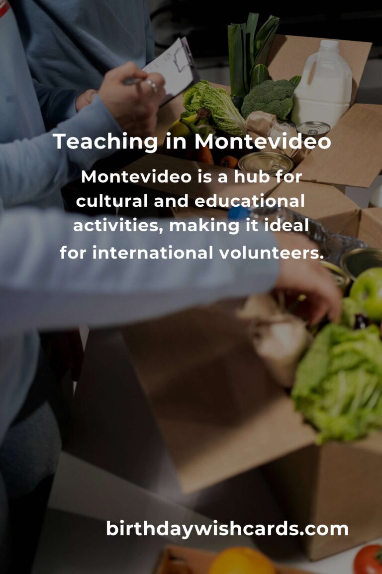 Exploring Teaching Volunteer Opportunities in Montevideo