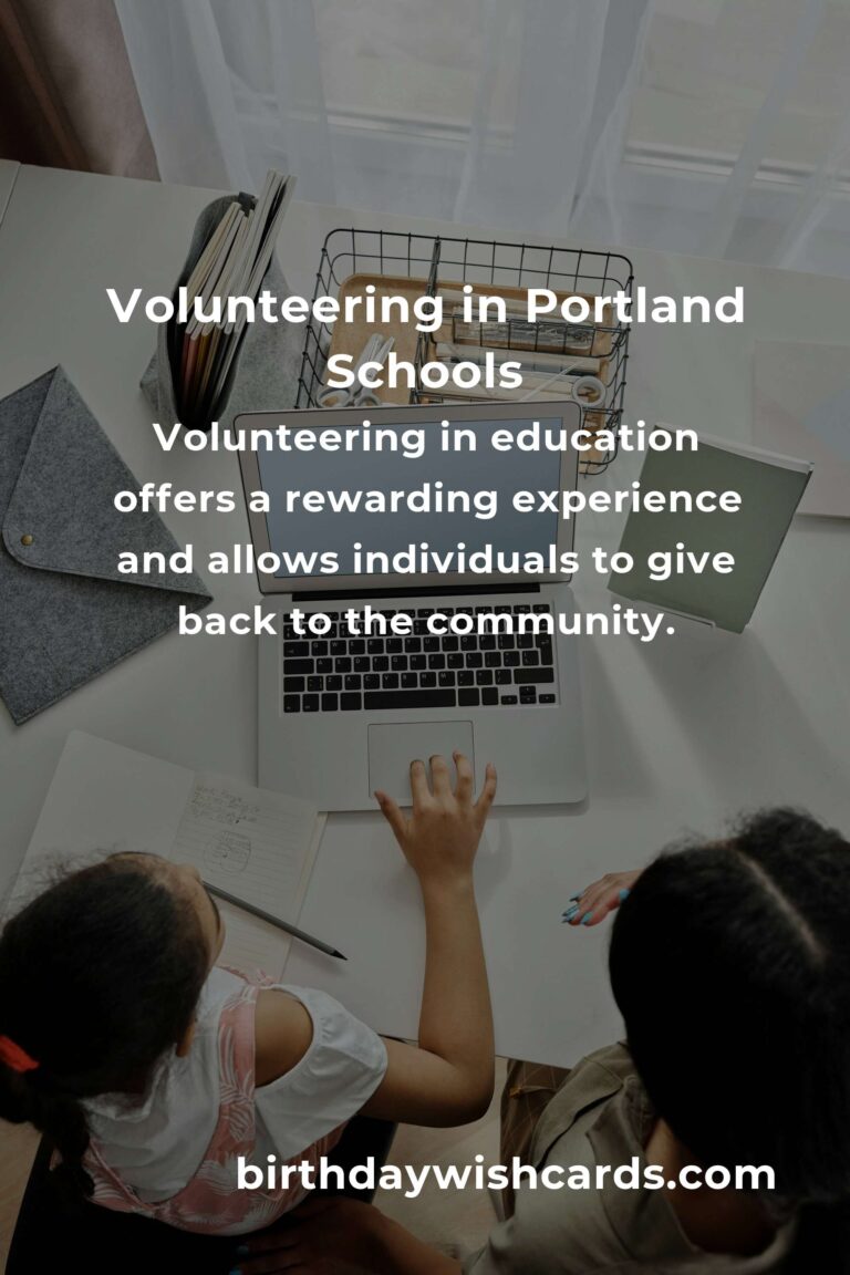 Exploring Teaching Volunteer Opportunities in Portland