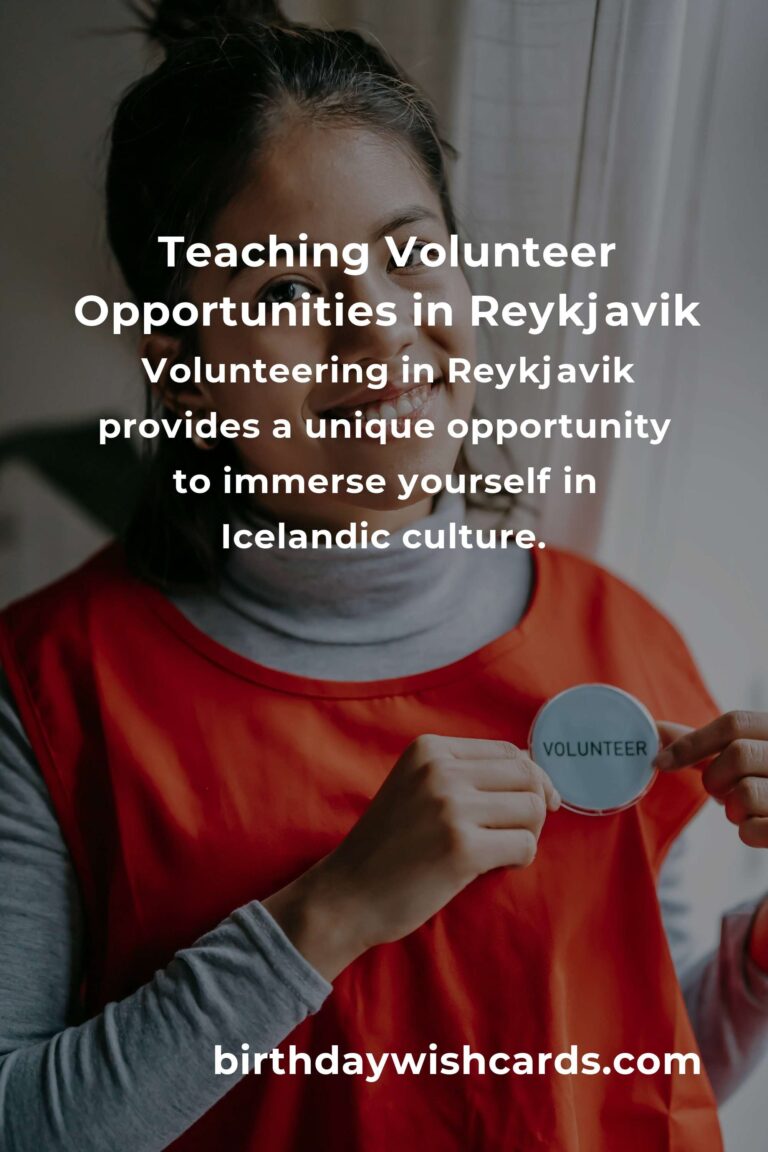 Exploring Teaching Volunteer Opportunities in Reykjavik for a Meaningful Experience