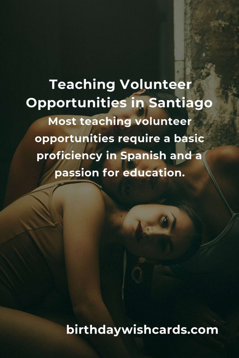 Exploring Teaching Volunteer Opportunities in Santiago
