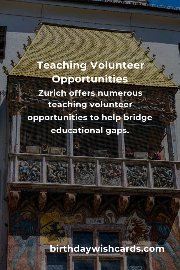 Exploring Teaching Volunteer Opportunities in Zurich