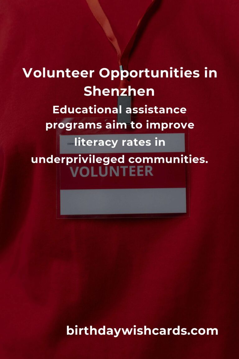 Exploring Volunteer Opportunities for College Students in Shenzhen