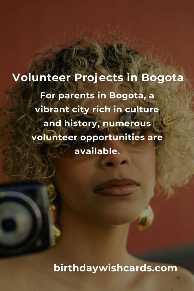 Exploring Volunteer Opportunities for Parents in Bogota