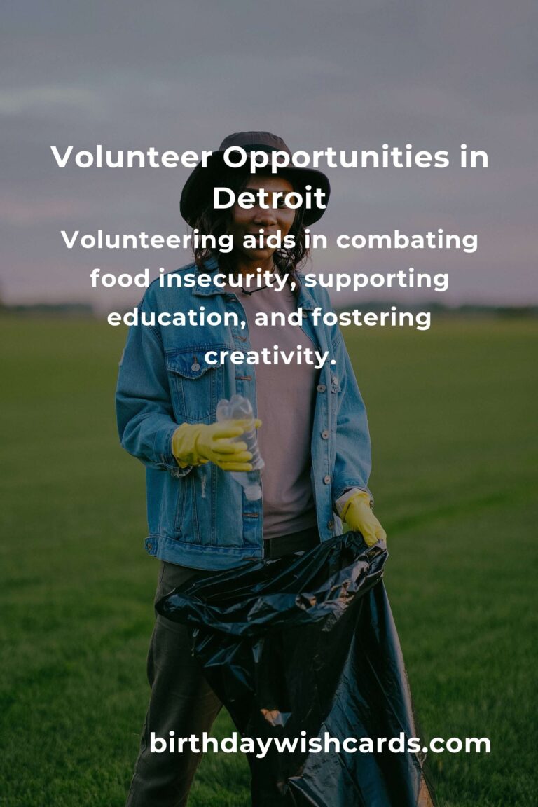 Exploring Volunteer Opportunities for Remote Workers in Detroit