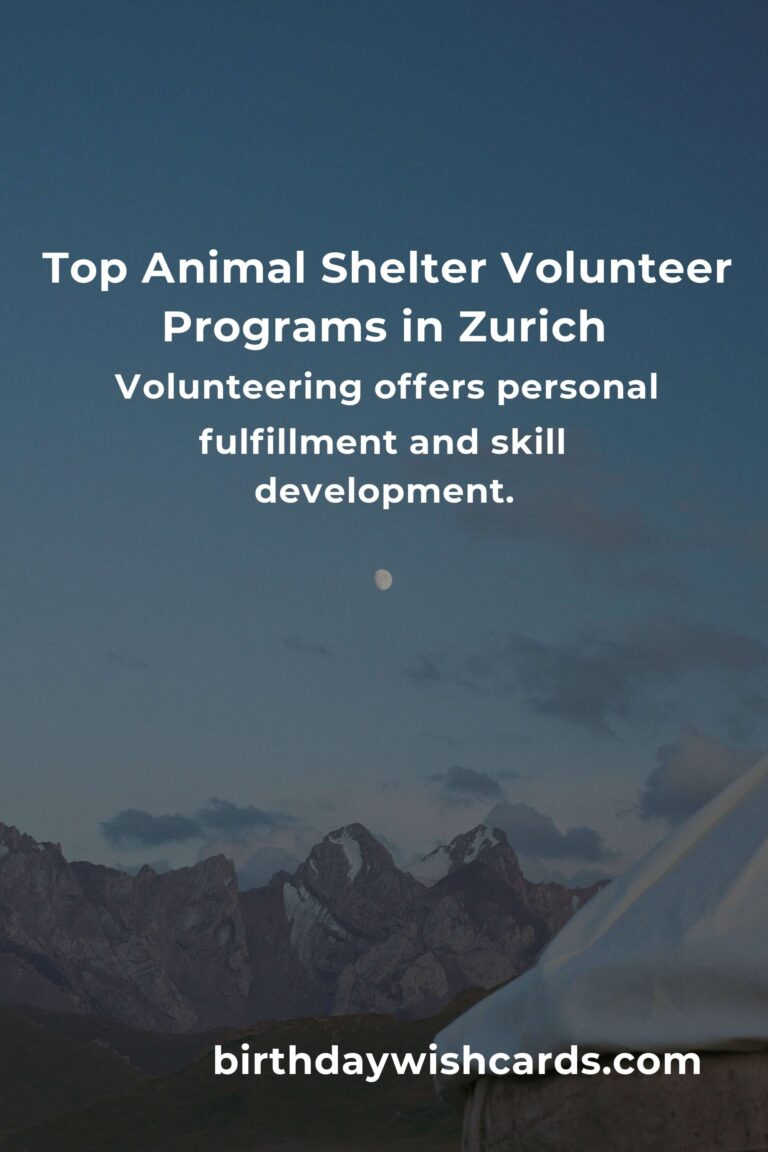 Exploring the Best Animal Shelter Volunteer Programs in Zurich