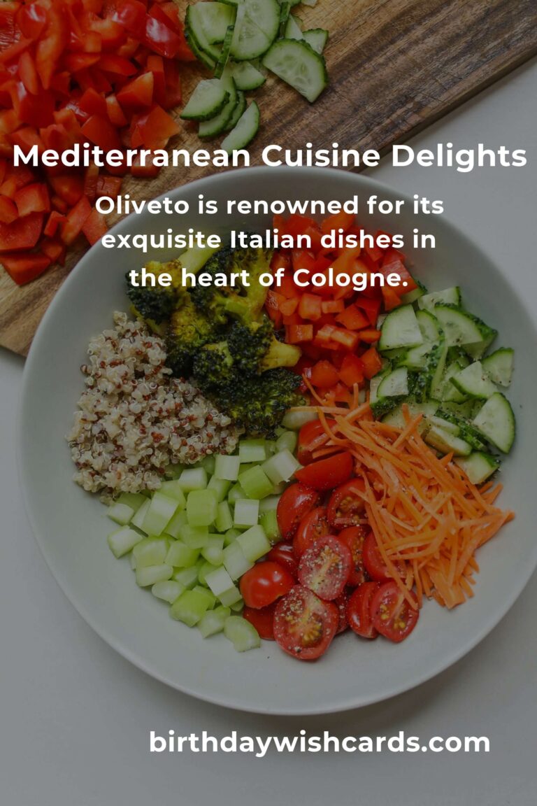 Exploring the Best Mediterranean Diet Options in Cologne for 2025