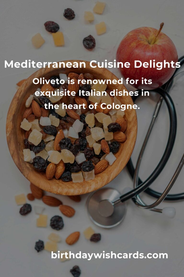 Exploring the Best Mediterranean Diet Options in Cologne for 2025