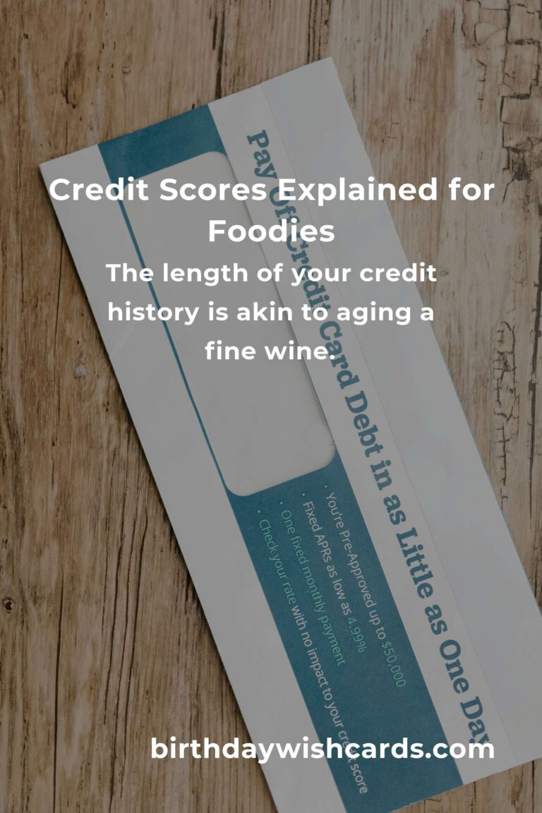 Feasting on Financial Health: A Food Lover's Guide to Understanding Credit Scores